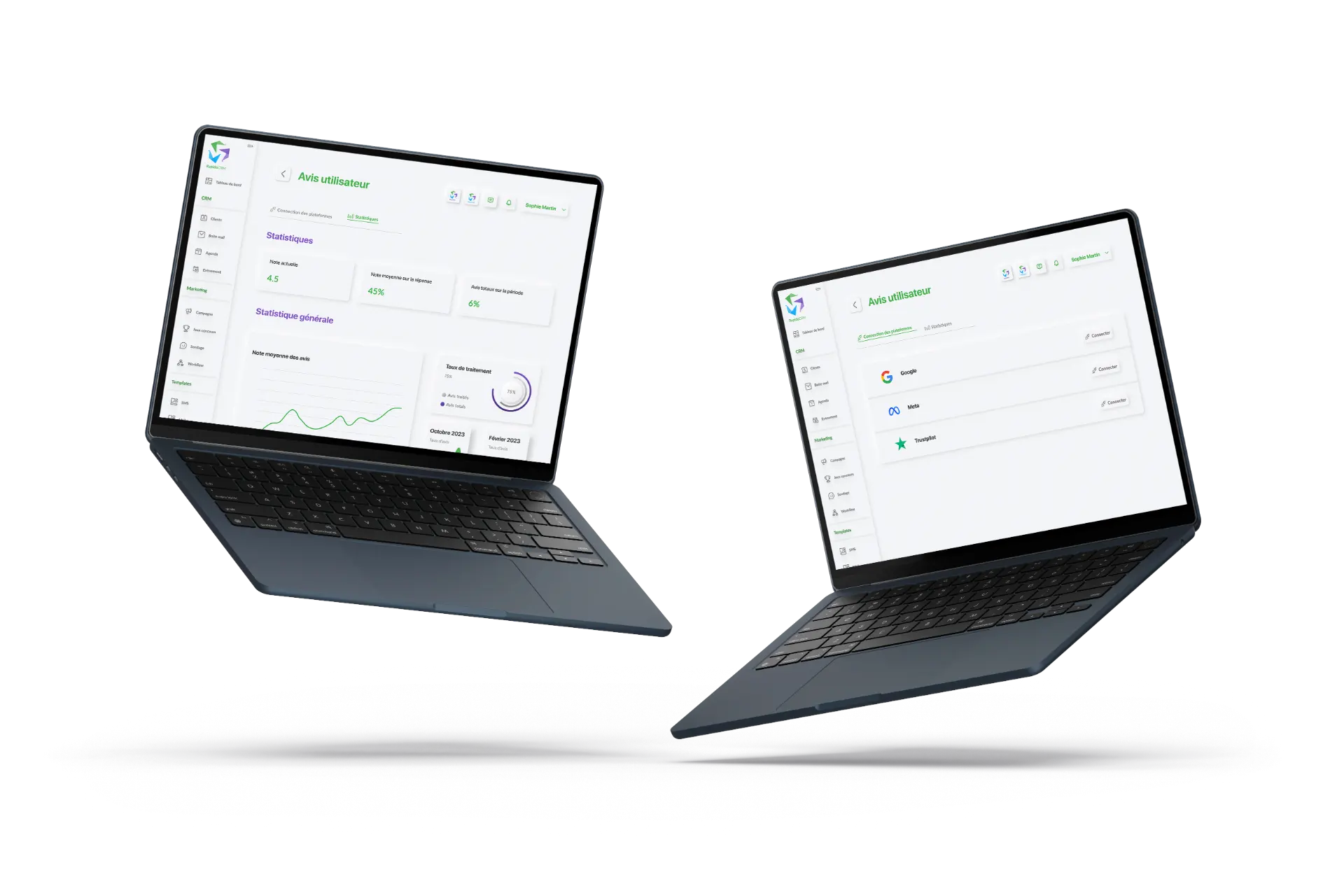RapidoCRM — les avis clients, Google, Meta et Trustpilot réunis